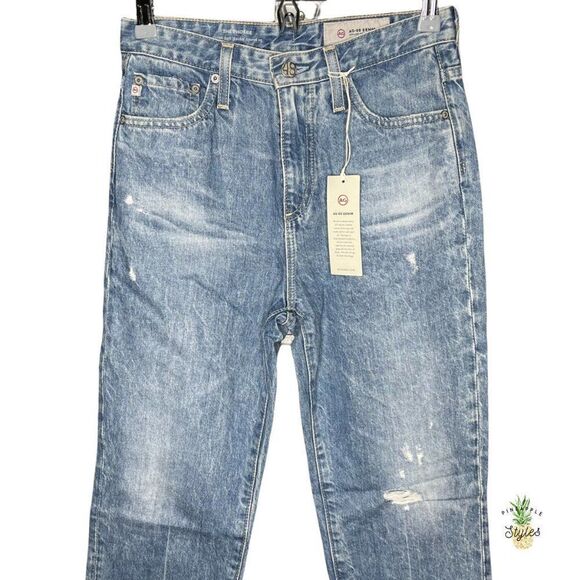 AG ADRIANO GOLDSCHMIED Phoebe Vintage High Waisted Tapered Leg Jeans  - Picture 2 of 8